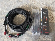Audioquest Robin Hood Zero speaker cable 15Ft(pair) plus 4Saturn Bi-wire Jumper 