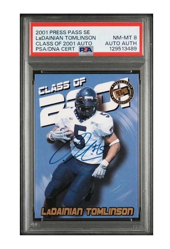 LaDainian Tomlinson Football Sports Trading Card Singles Rookie