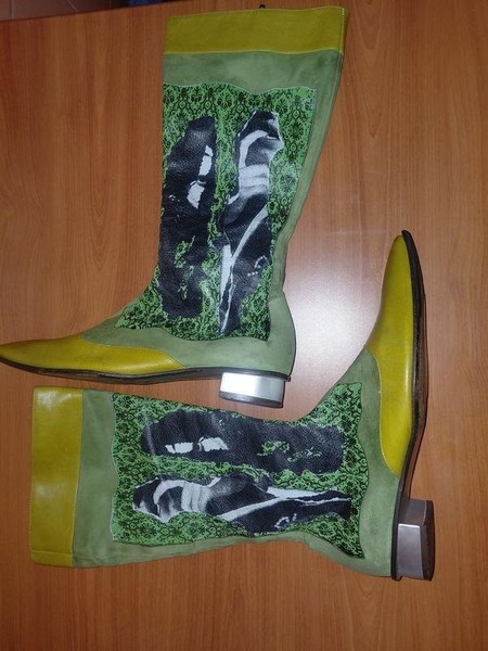 Women Andrea Lattanzi Boots Multicolor Leather 38