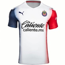 PUMA CHIVAS 2020-21 MEN'S AWAY STADIUM JERSEY RED/WHITE COLOR 704840-01
