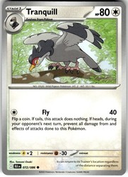 Tranquill 072/086 Scarlet & Violet: Black Bolt Common