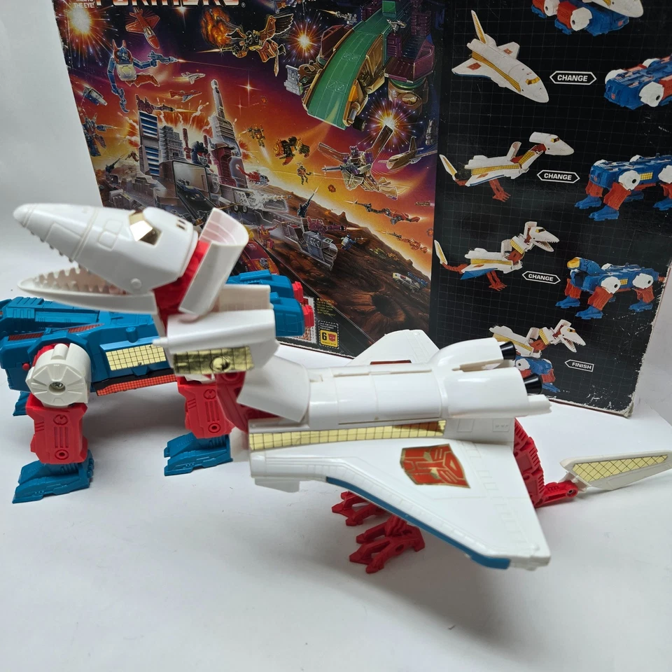 Transformers G1 Autobot Sky Lynx w/Box Vintage 80s TV Toy 1986 Vtg Shuttle Robot - Image 4 of 4