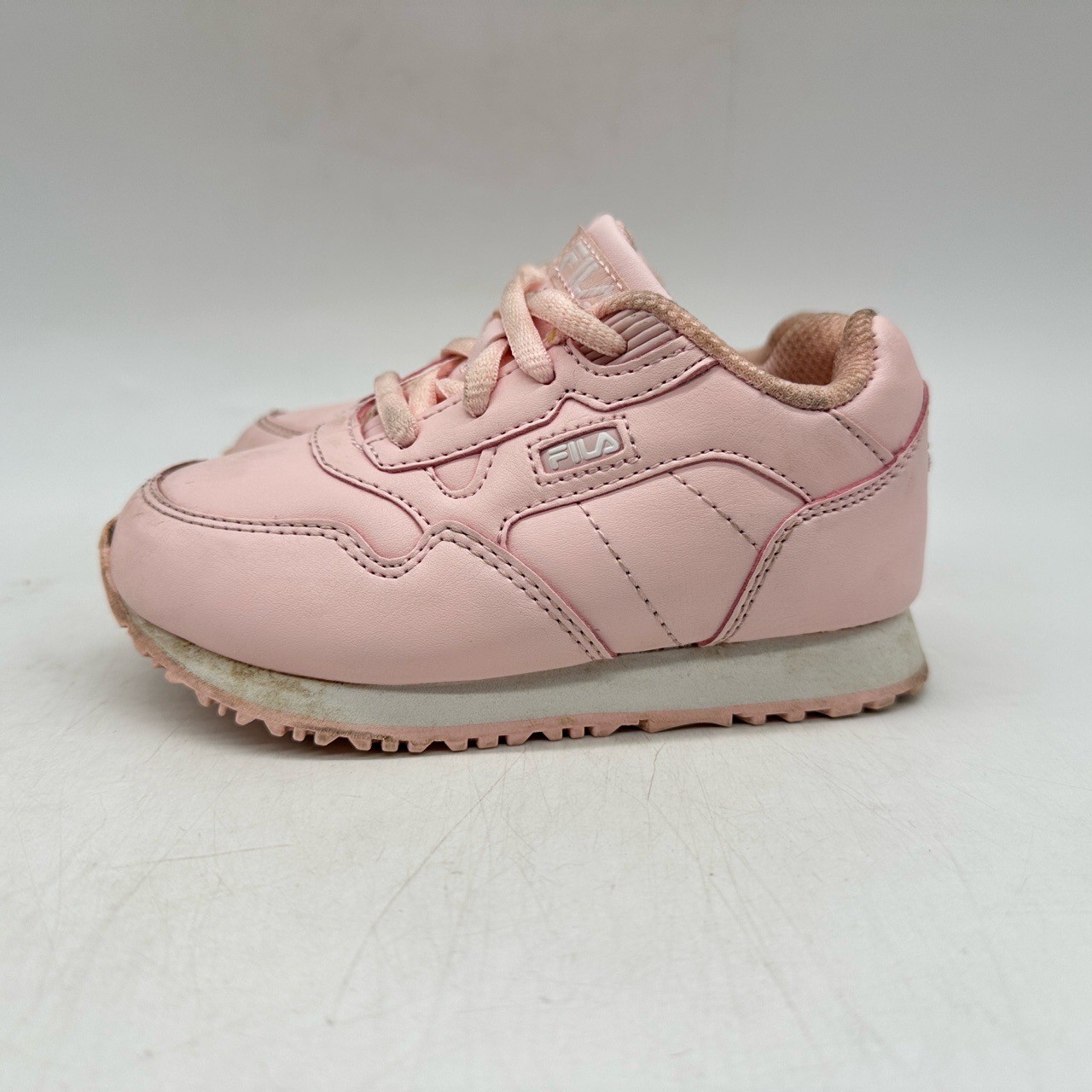 SAOLA Sneakers FILA bambino US 9 rosa stringate abbigliamento attivo sportive giocose bambino