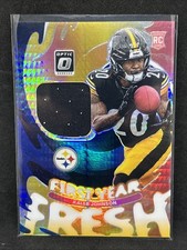 2025 Optic Kaleb Johnson First Year Fresh Blue Hyper Prizm -#FYFBH-KJN