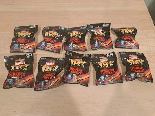 Lot of 10 Netflix Stranger Things Funko Bitty Pop Mystery Blind Bag Mini Figure