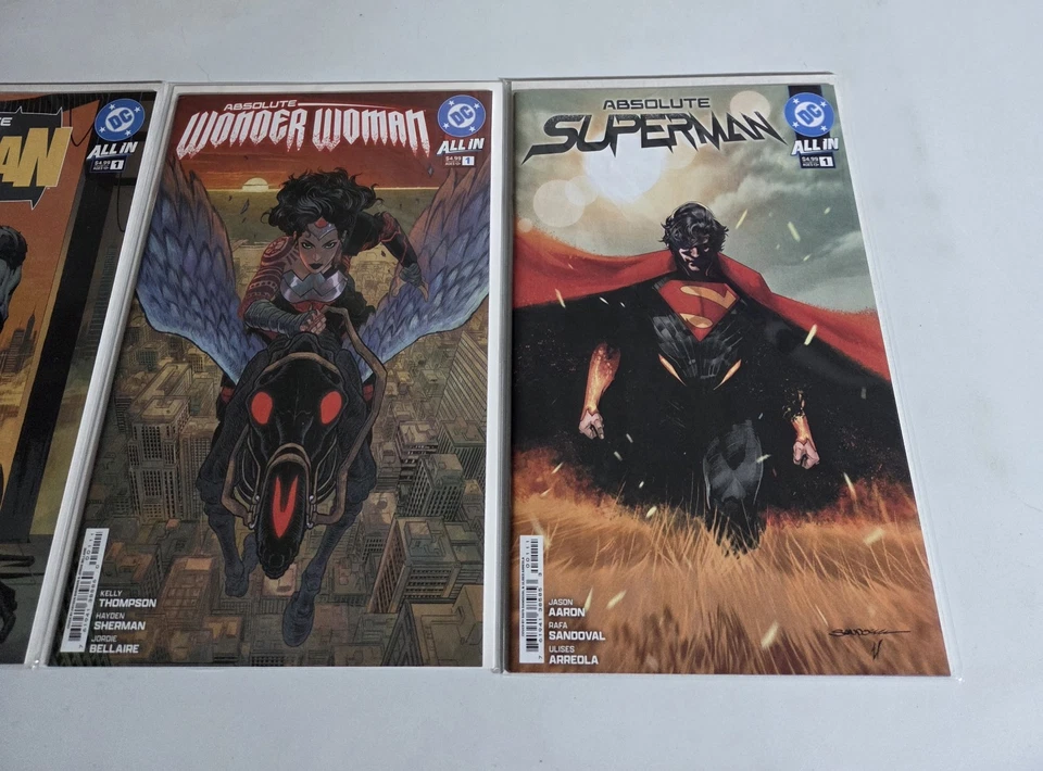 Absolute Batman / Wonder Woman / Superman #1 Cover A 1st Print Set Near Mint+ 🔥 - Image 3 of 3