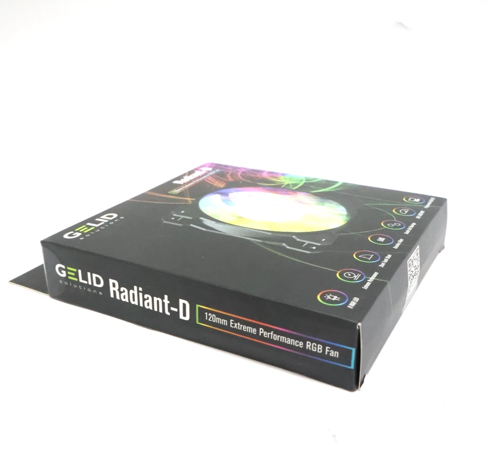 New Gelid Radiant-D 120mm Extreme Performance RGB Fan - Image 3 of 4