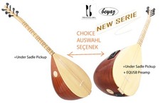 Elektroakustische Saz Baglama Kisasap  Beyaz Auswahl mit EQ-USB JOYO