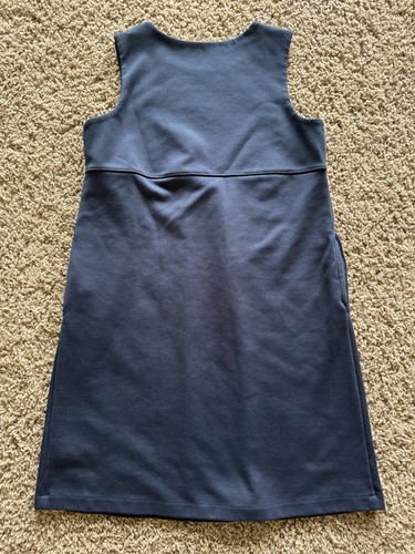 Girls Size 10 Lands End Navy Blue School Uniform Dress - Picture 3 of 3