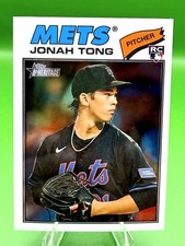 2026 Topps Heritage - Jonah Tong #137 White Chrome (RC)