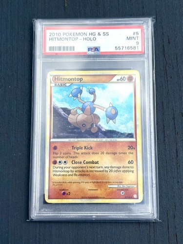 Hitmontop graded PSA 9 for sale on eBay