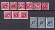 Austria 1919 Postage dues Stamps of 1916 Overprinted  Deutschösterreich  MH