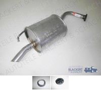 Auspuff Endtopf + Anbauteile für Toyota Yaris 1.3 Vvt-I 2005-