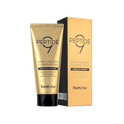 Farmstay Peptide 9 supervitalisierender Reinigungsschaum 180 ml/6,08...