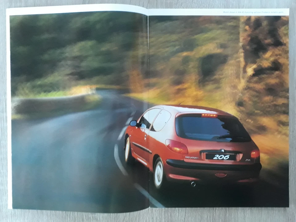 Peugeot 206 Range Brochure 2000 - L LX GLX XS Dturbo Roland Garros GTi - Image 4 of 4
