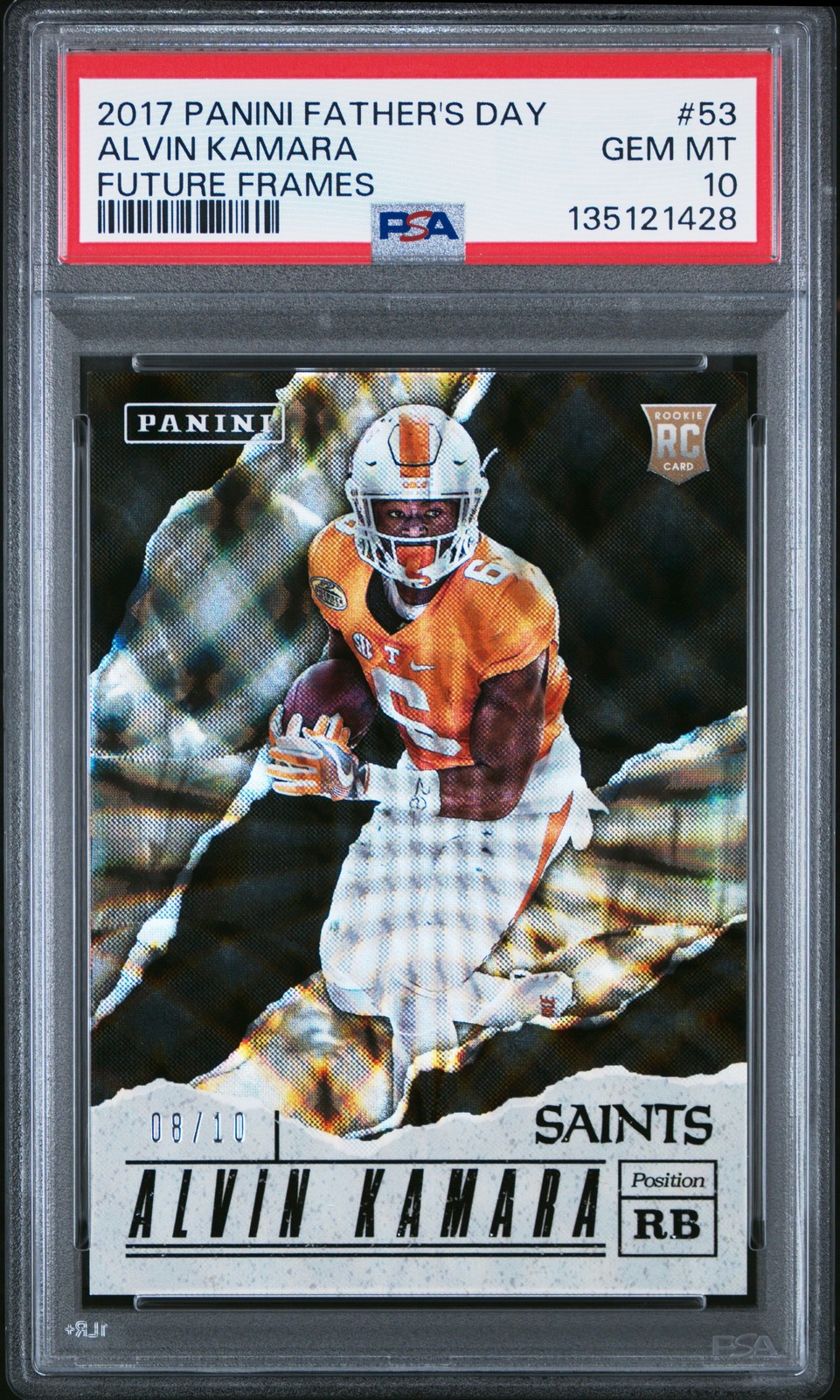 Alvin Kamara Panini Father's Day #53 Future Frames