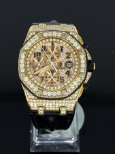 Authentic Audemars Piguet Royal Oak Rose Gold 41mm – Iced Out Diamond Watch