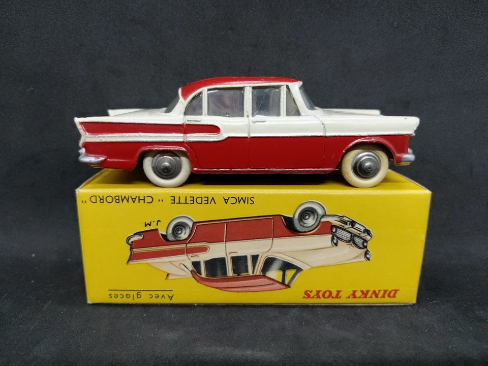 Dinky Toys Ref 24 K Simca Vedette Chambord TTBE Boite D’origine - Photo 2/4