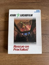 Atari 5200 SuperSystem LucasFilm Rescue on Fractalus 1984 Star Wars George Lucas
