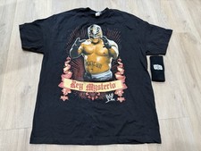 NEW 2007 Rey Mysterio Fifth Sun WWE Shirt Mens XL WITH ARMBAND Wrestling WWF WCW