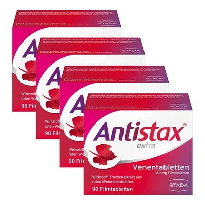Antistax extra Venentabletten bei Krampfadern · 4x90 St · PZN 08032637