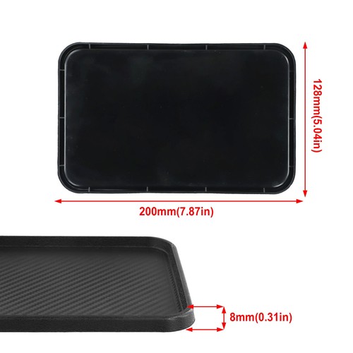 Mat Dashboard Front Silicone Storage 200x128mm Catcher Non-Slip New Parts - Picture 7 of 12