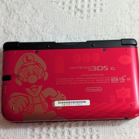 Nintendo 3DS XL Mario Limited Edition Red/Black/Gold Console 4GB Wi-Fi NTSC-U/C
