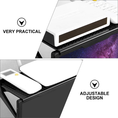 Computer Monitor Shelf Laptop Elevated Rack Storage for above Screen Riser with - 第 5/12 張圖片