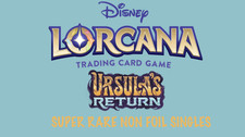 Disney Lorcana Ursula's Return Super Rare Non Foil Cards