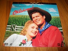 OKLAHOMA 2-Laserdisc LD SET WIDESCREEN FORMT GREAT FILM SHIRLEY JONES THX SOUND