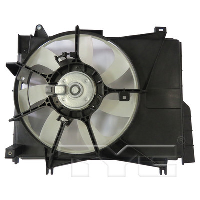 Dual Radiator & Condenser Cooling Fan Assembly for 14-19 Mitsubishi Mirage AT