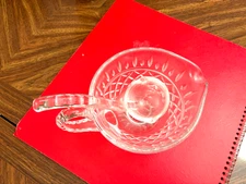 Mikasa Park Lane Retired Crystal Cream Pitcher and Serving Spoon  Set