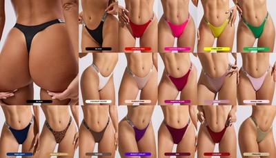 Victoria's Secret Classic TANGA - Glanz Träger SATIN Dessous