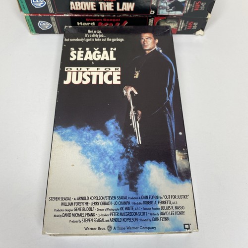 lot of 5 vhs steven seagal movies Under Siege 2 Marked For Death Out For Justice - Picture 4 of 6