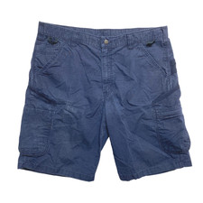Carhartt Cargo Shorts Mens 40 Navy Blue Ripstop Force United
