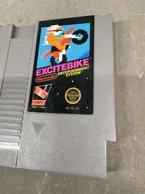Vintage NES Excitebike Nintendo Entertainment System Game Cartridge 1984 Origina