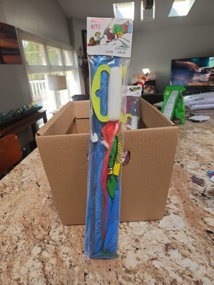 Amazing Vintage Bootleg Superman Kite KO New Old Stock 70s 80s Woh Shing Blue