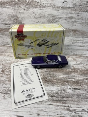 Matchbox Models of Yesteryear 1971 Dodge Challenger RT PURPLE 1:43 YMC12-M W/COA