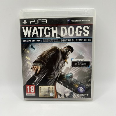 Watch Dogs Special Edition PS3 Sony Playstation 3 PAL ITA Game Used COMPLETE