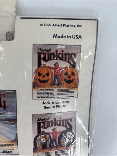 Vintage Flying Funkin Witch 4 Foot Halloween 1992 Sealed - Picture 4 of 4