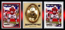 Football Card Lot ~3 Ryan Ramczyk 2017 RC Inserts Parallels HIT Premier Draft