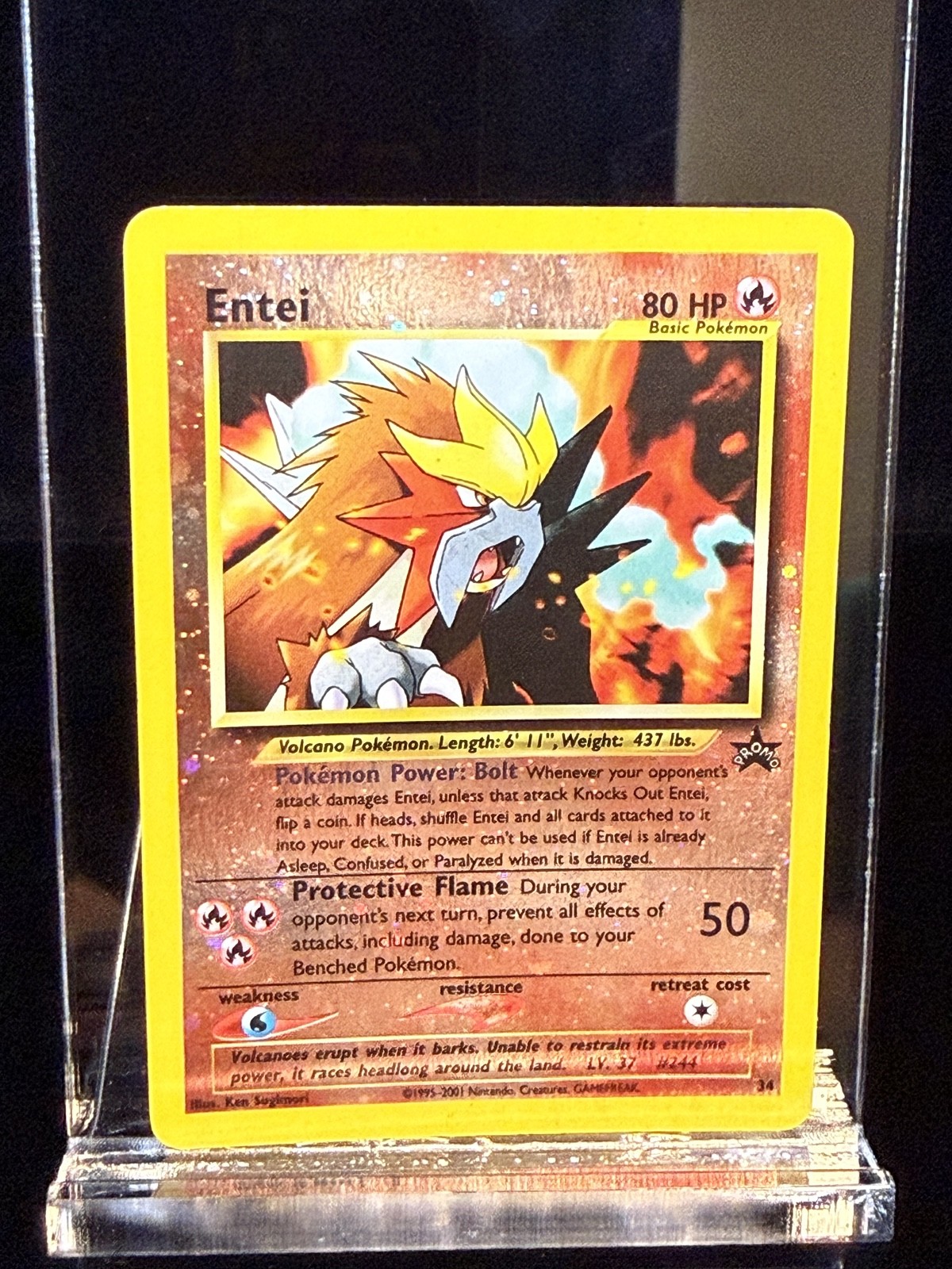 Entei 34/53 Wotc Promo Reverse Holo