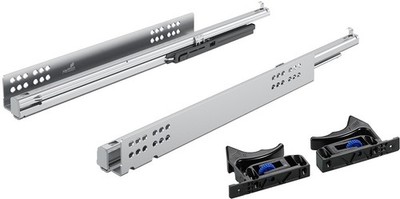 Hettich Vollauszug QUADRO V6 Silent System NL=450mm EB=20mm 30kg m.Schnäpper