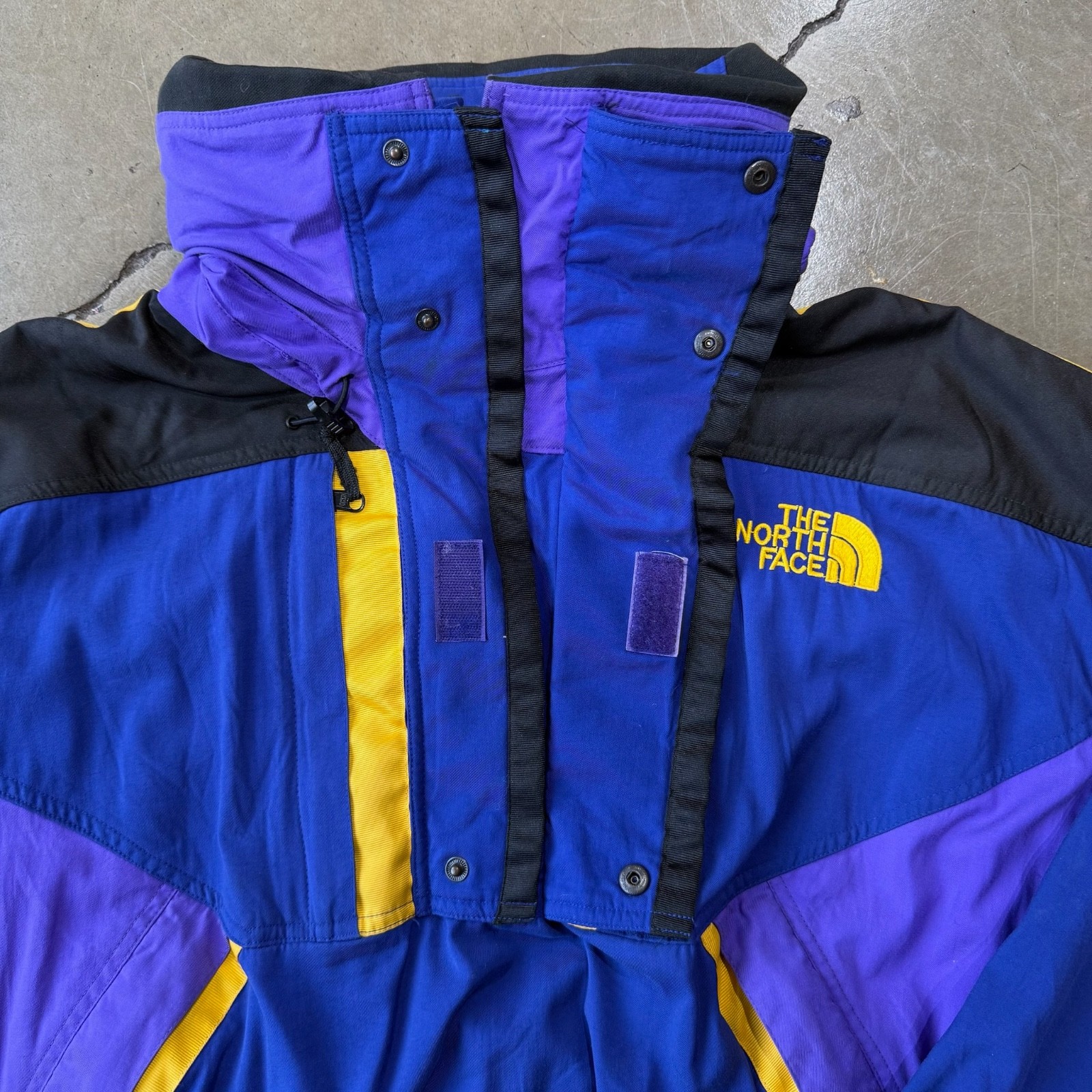 RARE Vintage The North Face TNFX Gore-Tex Jacket M-XL Purple Black Yellow image 5