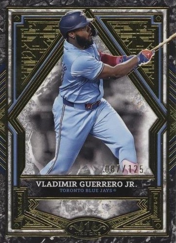 2020 Topps Tier One VLADIMIR GUERRERO JR 13/25 Gold Auto Blue Jays