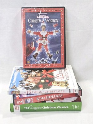 Lot Of 11 Christmas Movies Christmas Vacation Rudolph Frosty Toy Shop 12 Dogs...