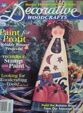 Decorative Woodcrafts Tole Painting Magazines with Patterns Lot of 4 Vintage BHG