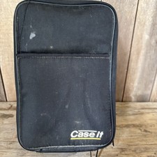 Case-It Black 15 CD Hard Storage Carrying Bag Zipper Front Pouch Vintage 90s VG