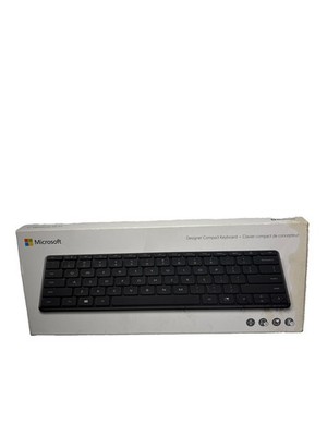 Microsoft Designer Compact Keyboard 21Y-00001 Matte Black Bluetooth Wireless