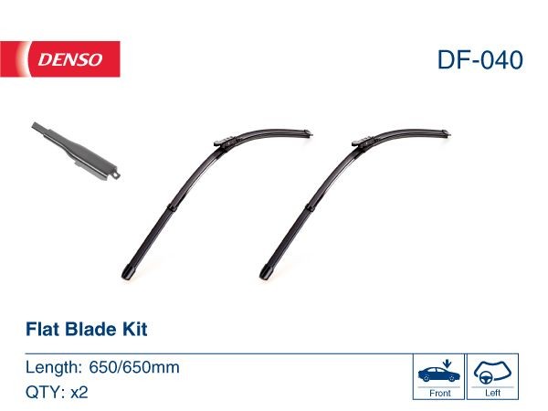 Wischblatt Rechts Denso DF 040 FÜR Audi Scheibenwischer Wischerblatt-image